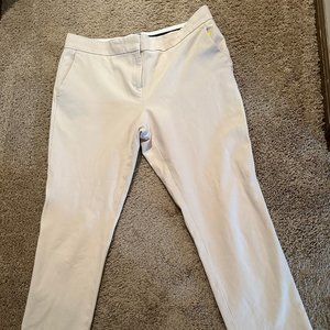 Ann Taylor Devin Fit Tan Trouser size 10